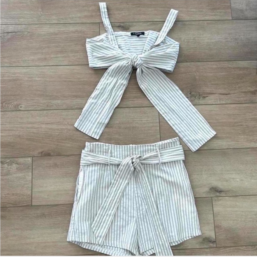 Striped set L Michele